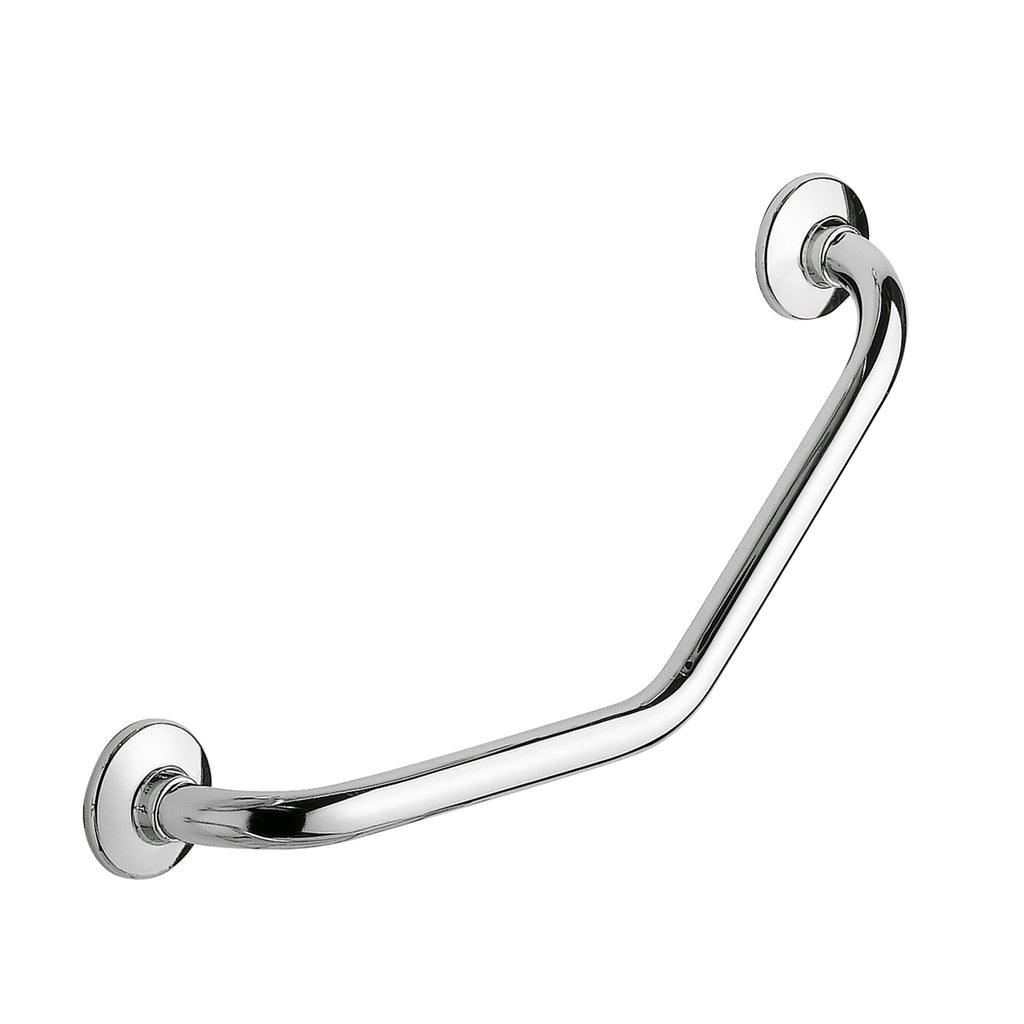 Maniglione inclinazione 135Â° Gedy modello Ascot per anziani e disabili - Cromato