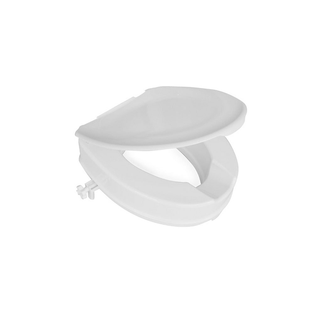 Ciambella universale rialzata 10 cm con coperchio BathCore modello Victor