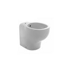 Coppia di sanitari filomuro Globo modello Olivia 55x37 cm con copriwater a chiusura rallentata