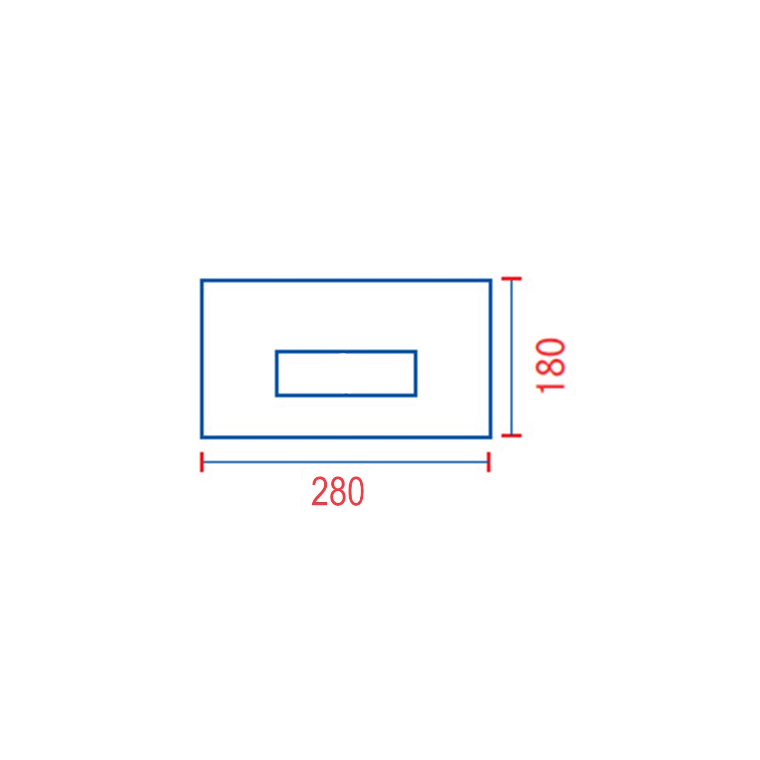 Placca per cassetta incasso Pucci modello Sara 2014 - Bianca