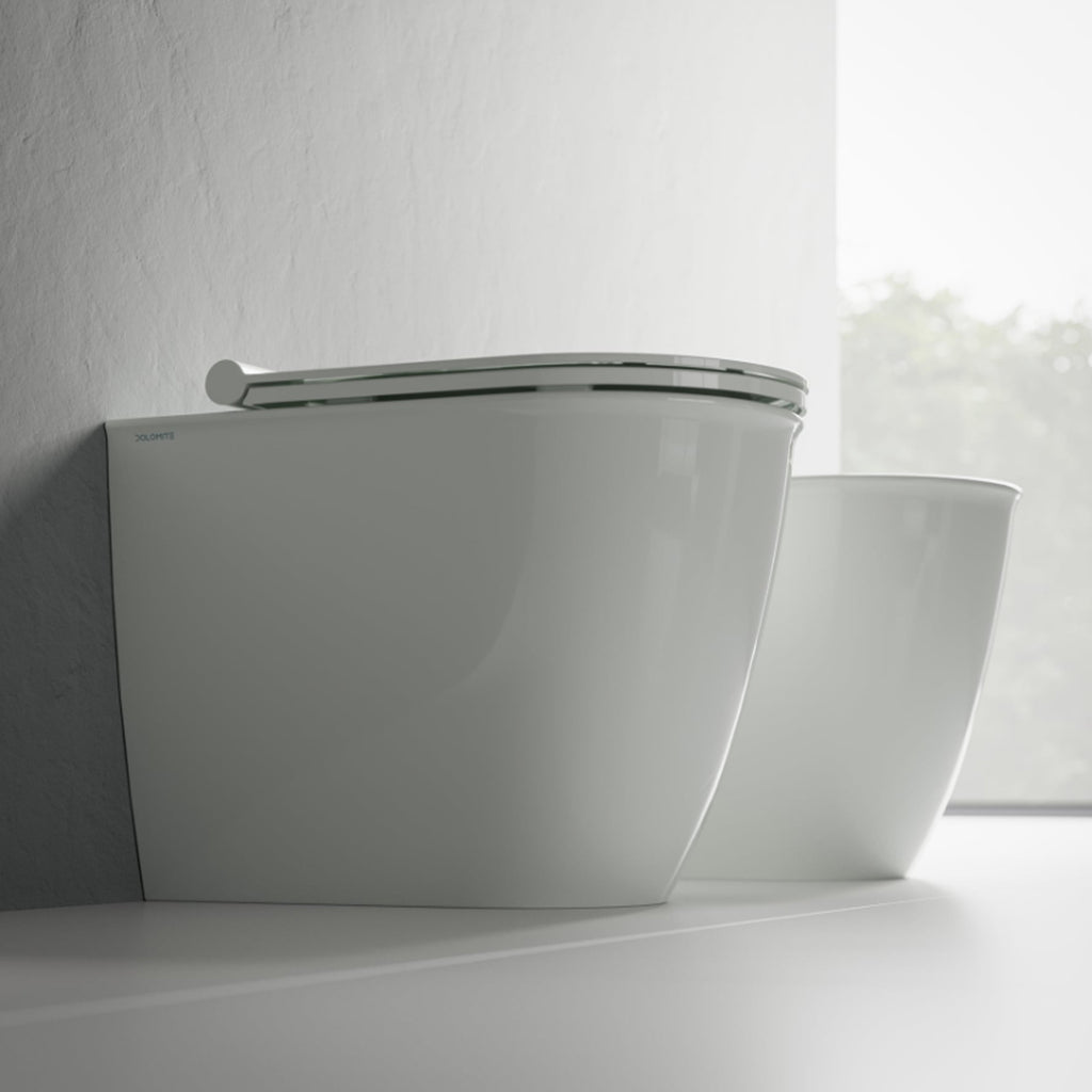 Coppia sanitari filomuro Ceramica Dolomite modello Mayka 55