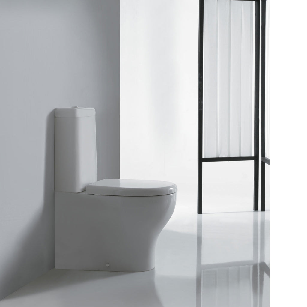 Wc Monoblocco 66x36 cm serie Eden di Ceramica Galassia con sedile avvolgente soft close