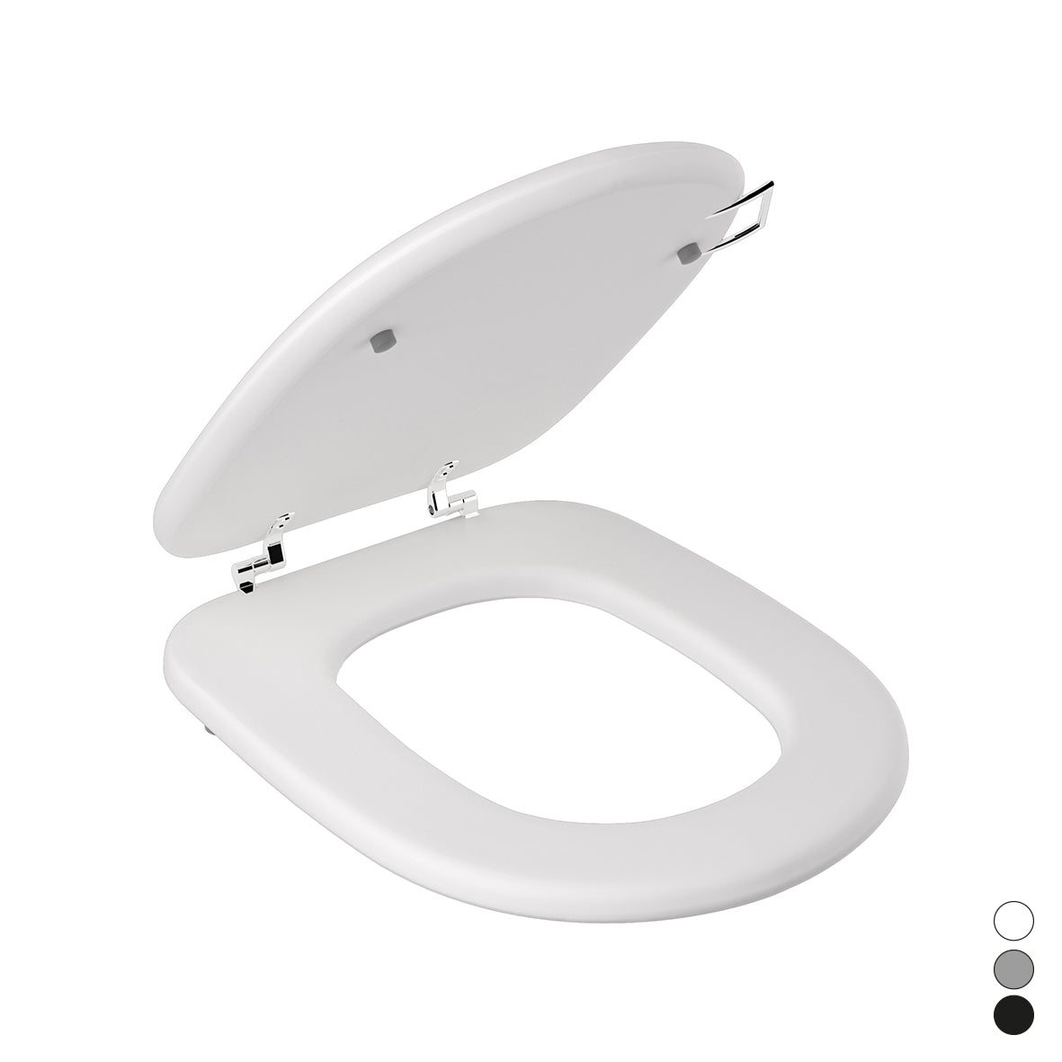 Copriwater soft close per vaso collezione Washington di Rak - Bianco