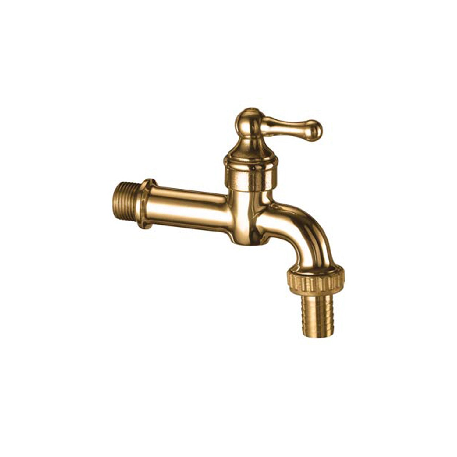 Rubinetto da giardino Retro' Lucido mini attacco 1/2'' con portagomma