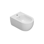 Coppia di sanitari sospesi Ceramica Globo modello Mode 53x34 cm bianco opaco con sedile SoftClose