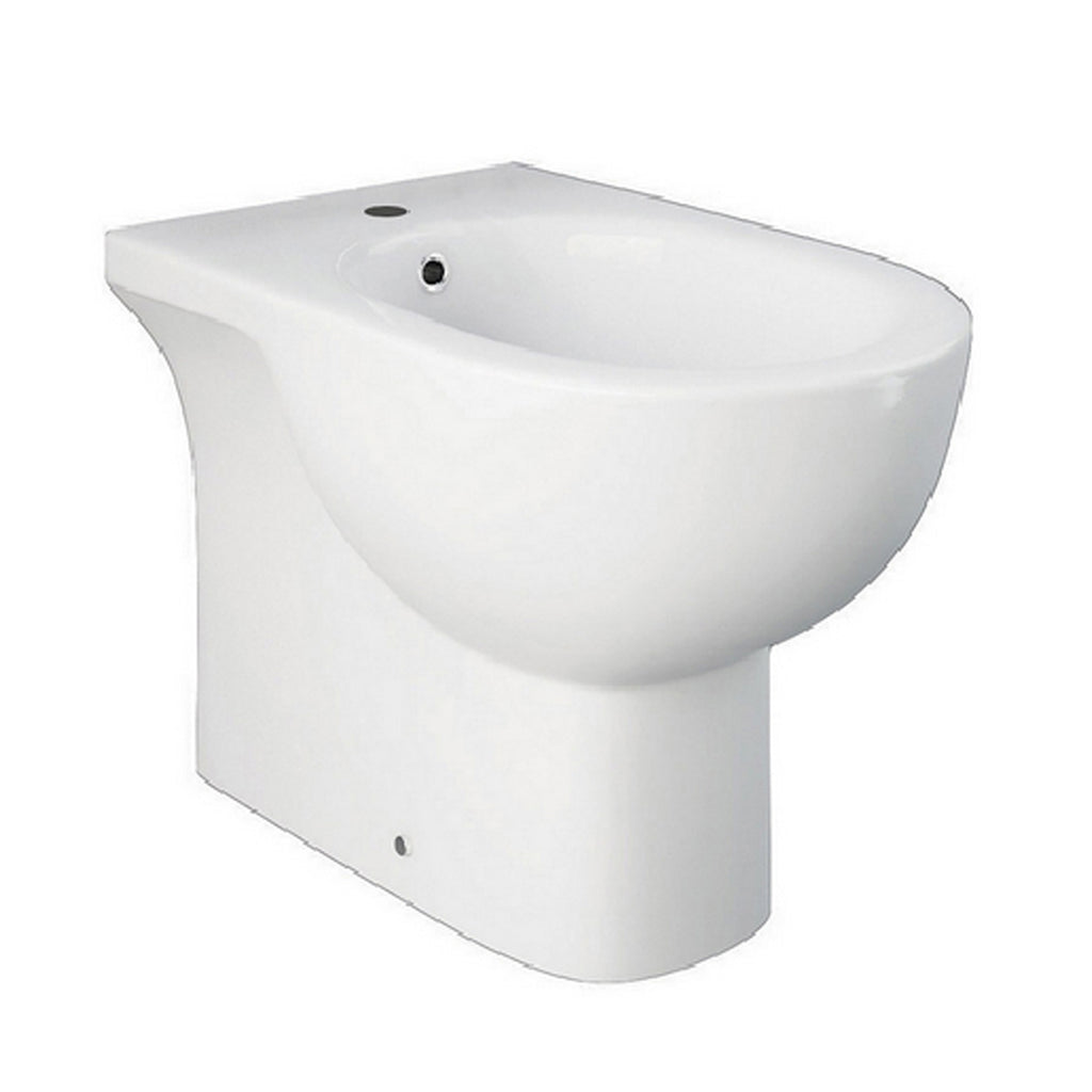Bidet filomuro modello Tonique in porcellana 55x36x42