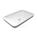 Lavabo ad incasso rettangolare senza foto 55x36 cm - Bianco