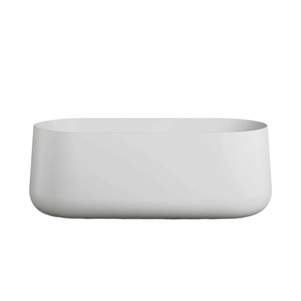 Vasca da bagno Azzurra serie Aurea 155x80x58 cm - Bianco lucido