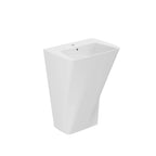 Lavabo freestanding Azzurra Ceramica serie Hera 63x43xH85 cm - Bianco lucido