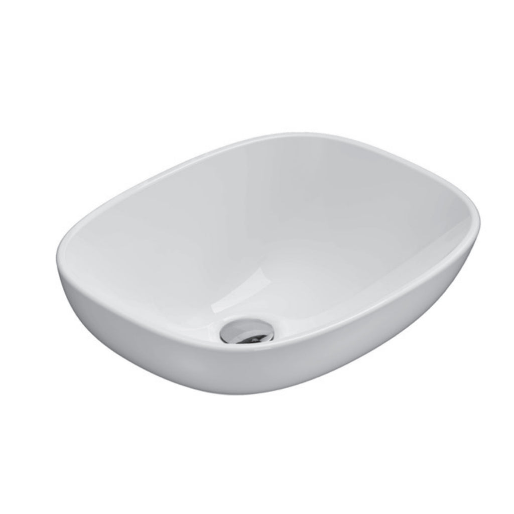 Lavabo da Appoggio 45X37 Ceramica Globo Stockholm  LA045.BI