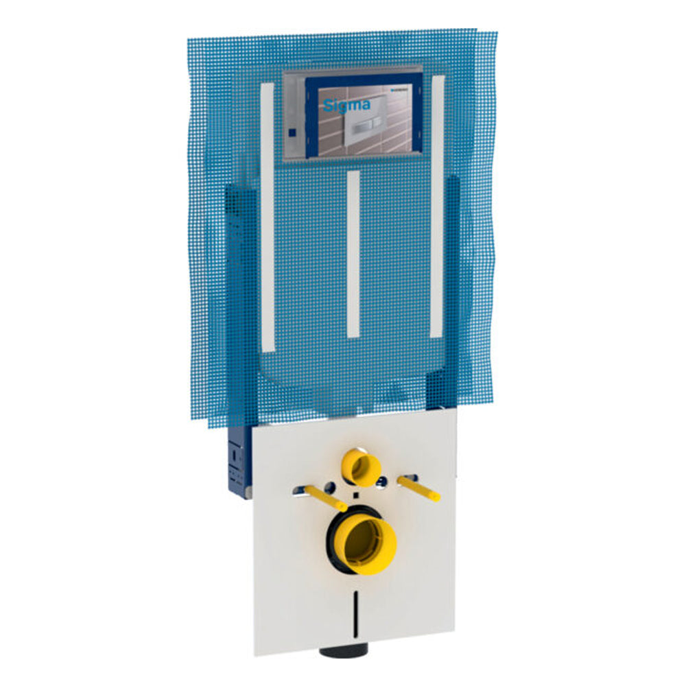 Cassetta di scarico Geberit Combifix per l'installazione semplificata di WC sospesi