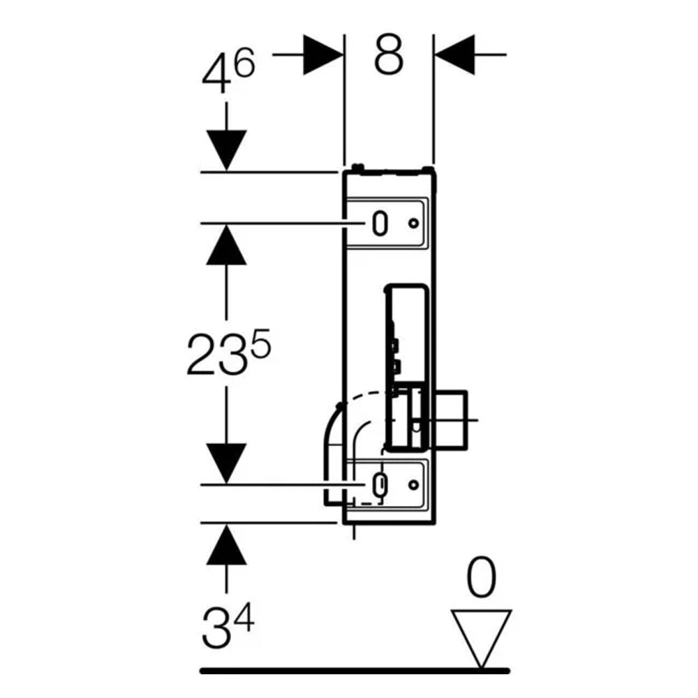 Combifix Italia per bidet sospesi