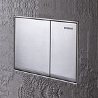 Piastra di azionamento Geberit Sigma 60 Filo parete Vetro Cromo spazzolato