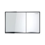 Piastra di azionamento Geberit Sigma 60 Filo parete Vetro Bianco