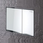 Piastra di azionamento Geberit Sigma 60 Filo parete Vetro Bianco