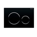 Piastra di azionamento Geberit Sigma 20 Nero-Cromo-Nero