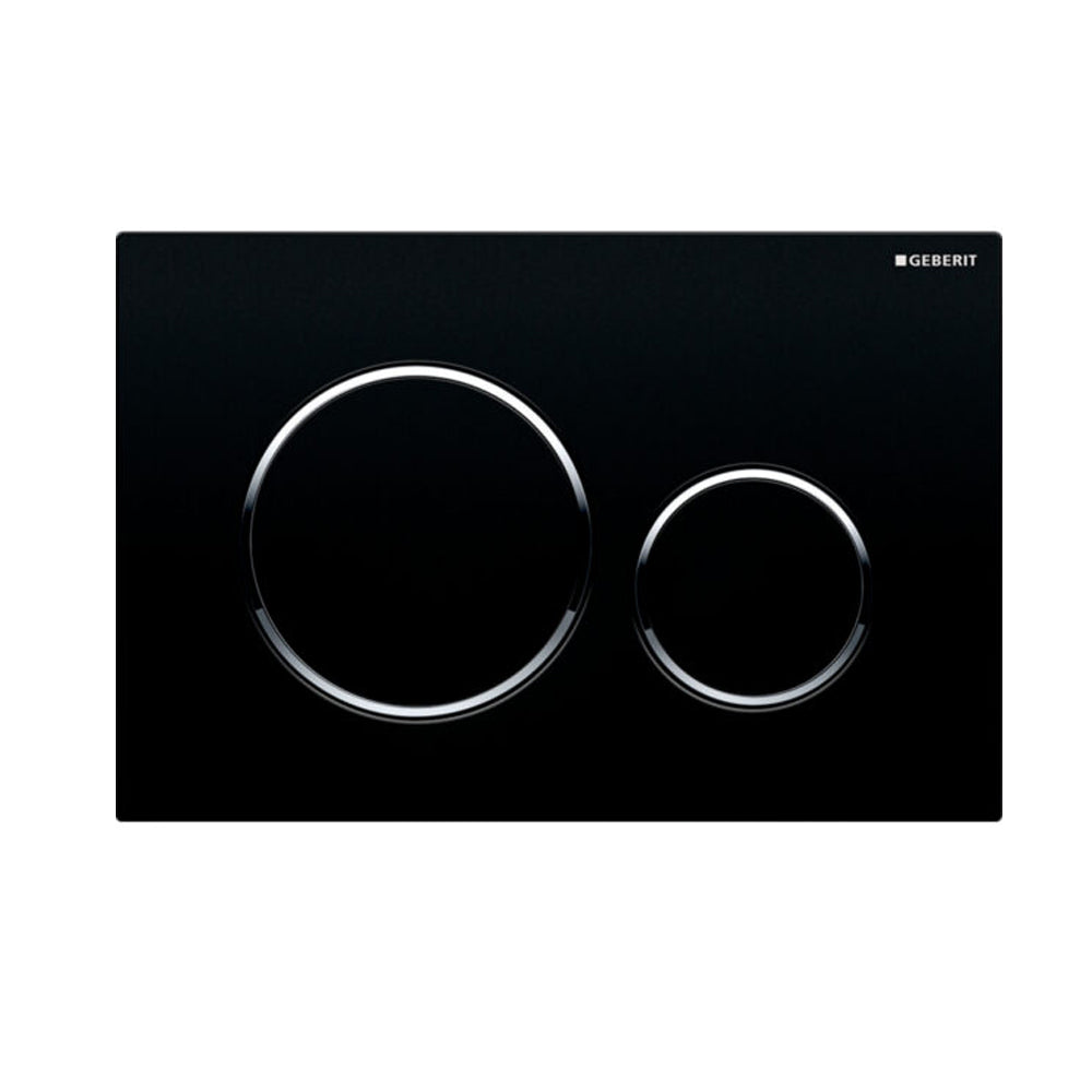 Piastra di azionamento Geberit Sigma 20 Nero-Cromo-Nero