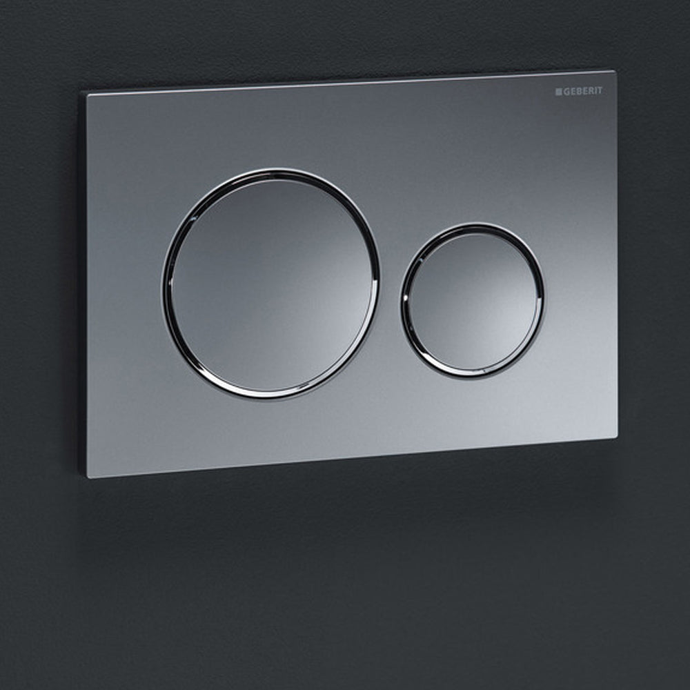 Piastra di azionamento Geberit Sigma 20 Satinata-Cromo-Satinata