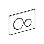 Piastra di azionamento Geberit Sigma 20 Acciaio Inox