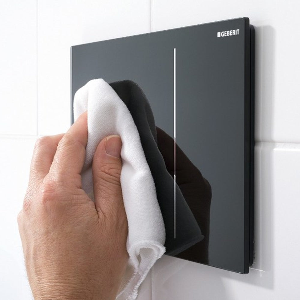 Piastra di azionamento Geberit Sigma 70 Vetro Nero