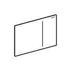 Piastra di azionamento Geberit Sigma 70 Vetro Nero