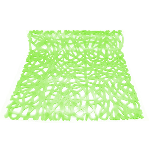 Tappeto antiscivolo per doccia o vasca in PVC Verde cm 52x52