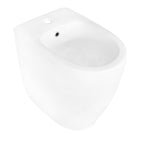 Coppia di sanitari filomuro Orchidea di Linpha Sanitary cm 36x53 bidet wc senza brida e copriwater