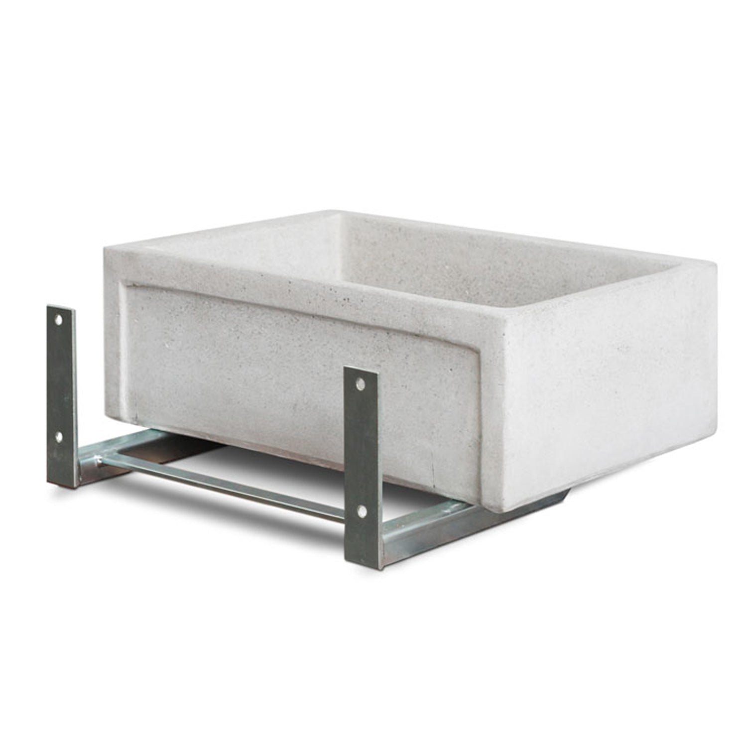 Lavello da esterno in cemento antracite cm 45x35x16h cm modello Desy