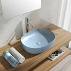 Lavabo da appoggio Slim ovale BathCore serie Viva 49x35