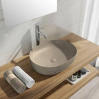 Lavabo da appoggio Slim ovale BathCore serie Viva 49x35