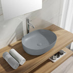 Lavabo da appoggio Slim ovale BathCore serie Viva 49x35