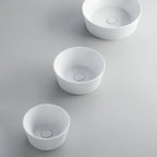 Lavabo rotondo Azzurra serie Forma Ã¸30x14 cm - Bianco lucido