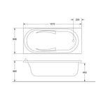 Vasca idromassaggio Deniza 160x70 Relax Idrosystem