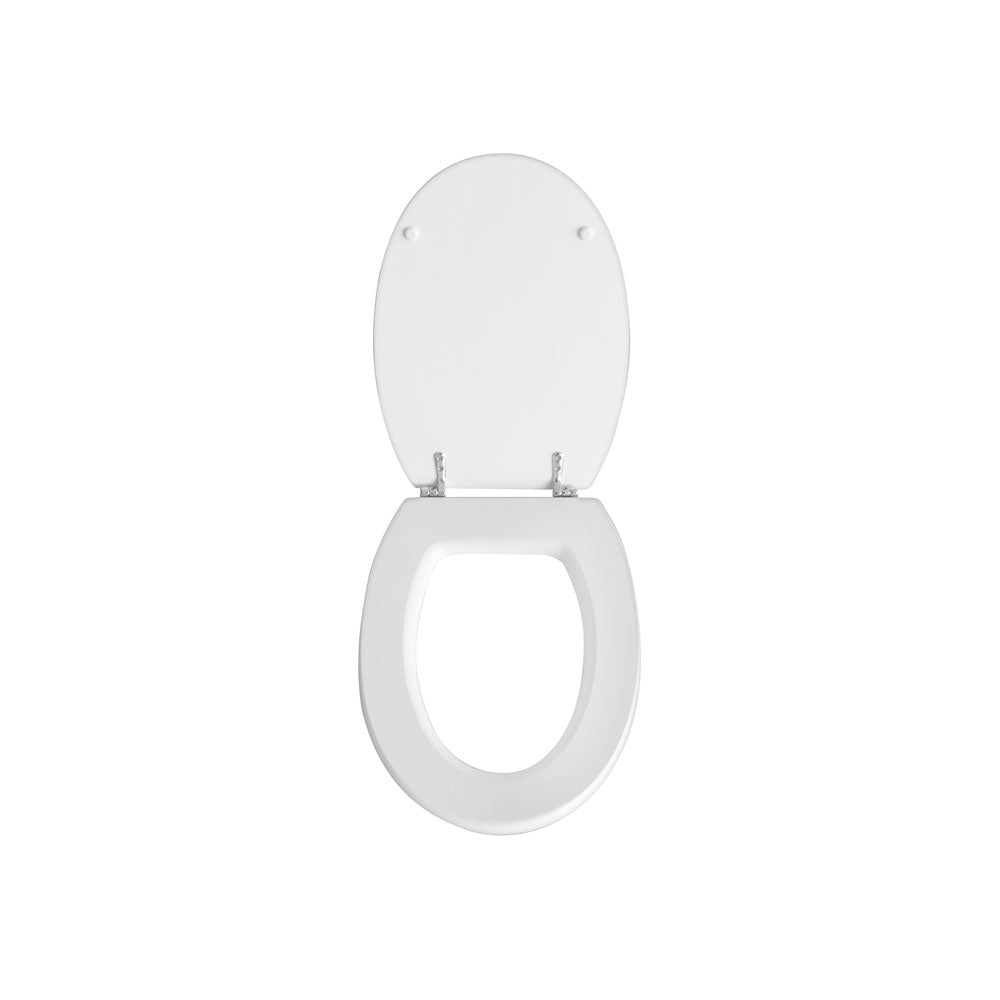 Sedile wc bianco per Globo vaso serie Ronda larghezza 36