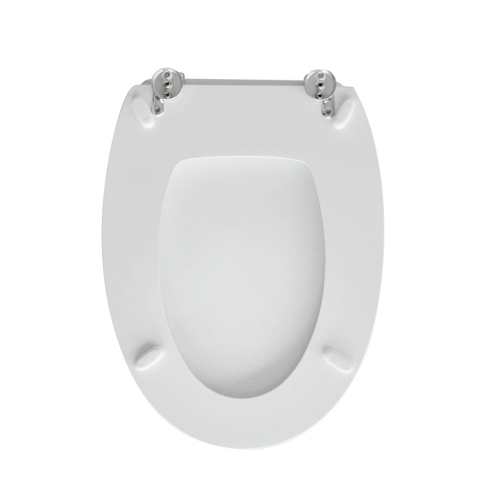 Sedile wc bianco per Globo vaso serie Ronda larghezza 36