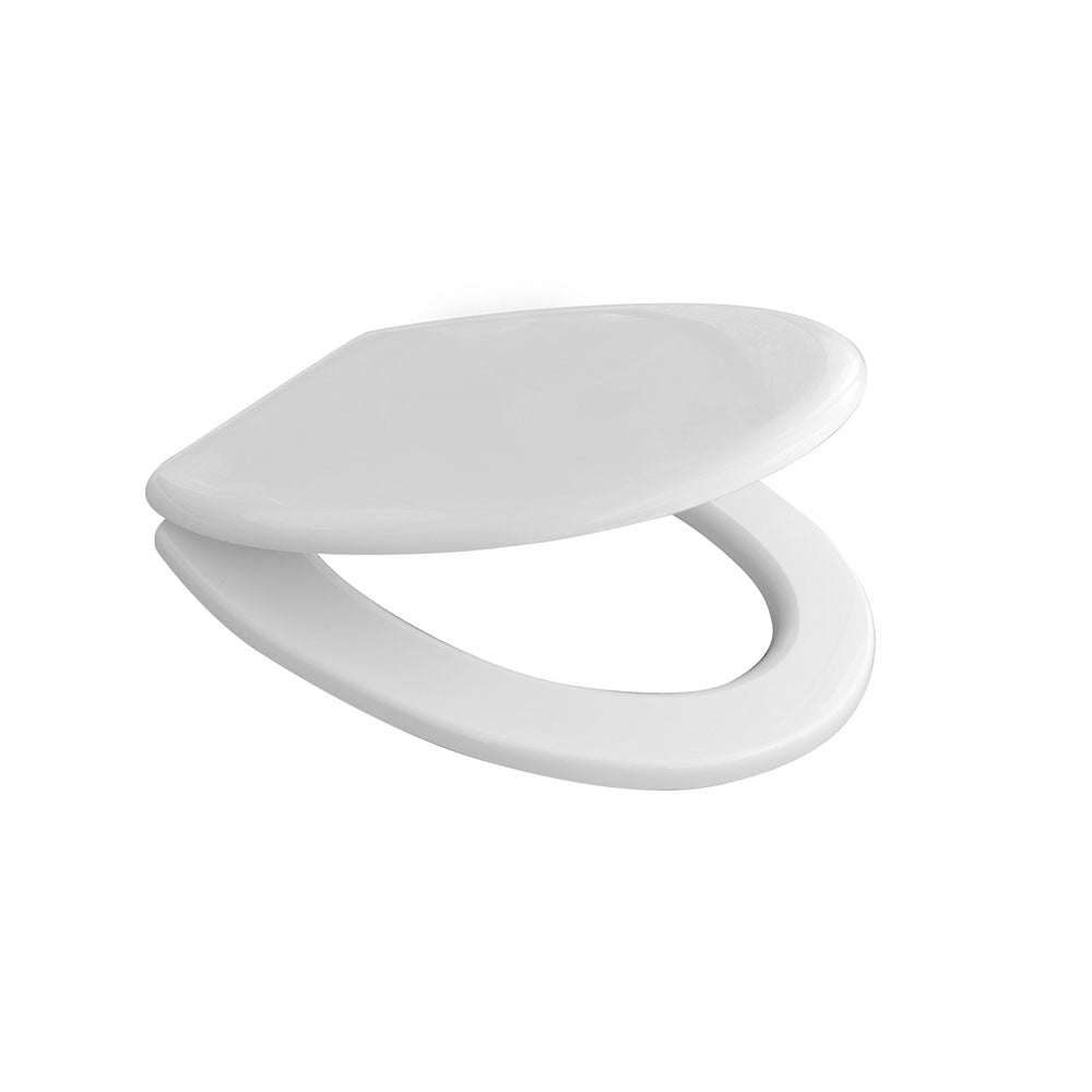 Sedile wc bianco per Globo vaso serie Ronda larghezza 36