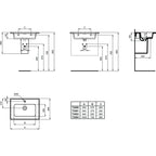 Lavabo sospeso da 60 cm Ideal Standard Strada II copripiletta in ceramica inclusa