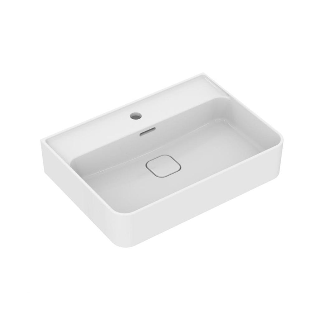 Lavabo sospeso da 60 cm Ideal Standard Strada II foro centrale aperto per rubinetteria