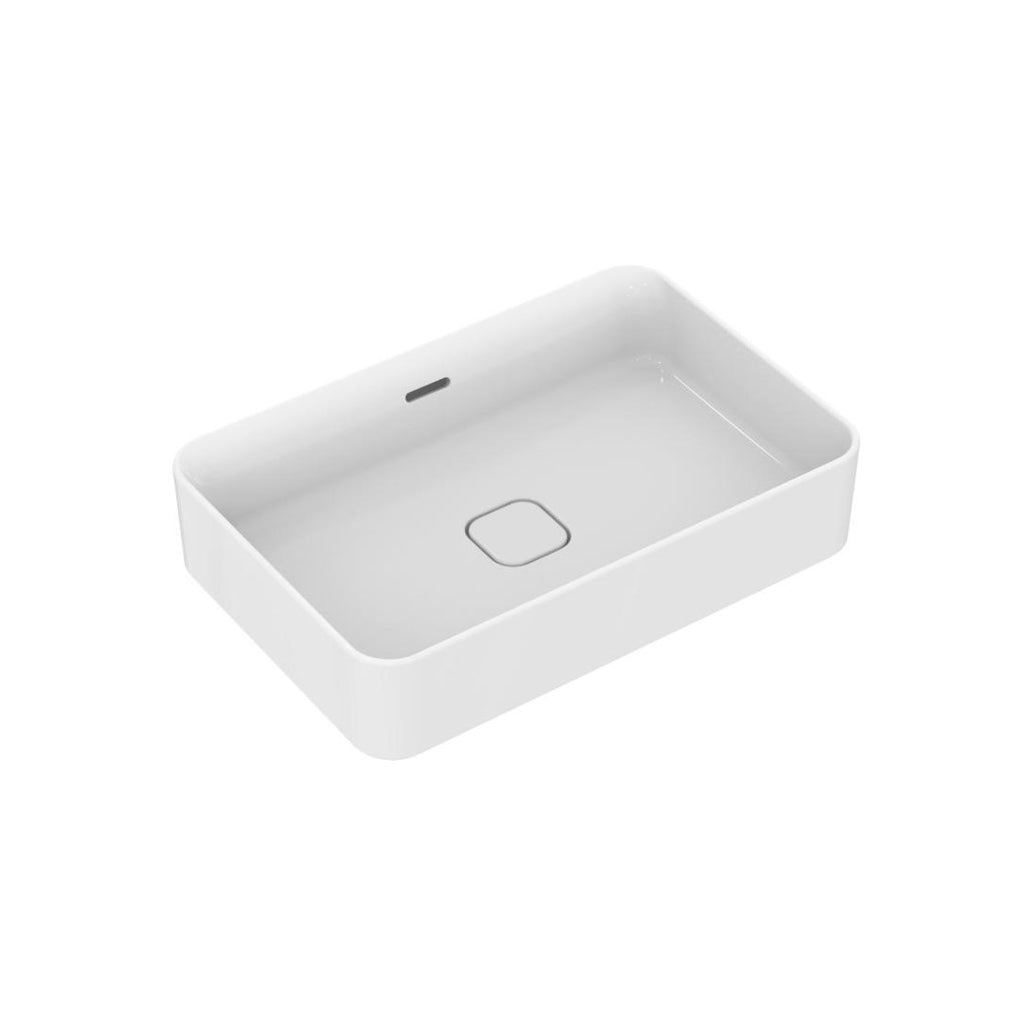 Lavabo d'appoggio 60x40 Ideal Standard Strada II senza foro rubinetto