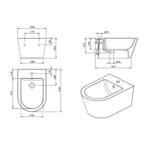 Sanitari sospesi Sanindusa Urb.Y PLUS 52 wc