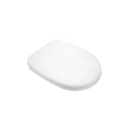 Sedile wc in termoindurente bianco per Cesame vaso Sintesi L. 36 con cerniere regolabili