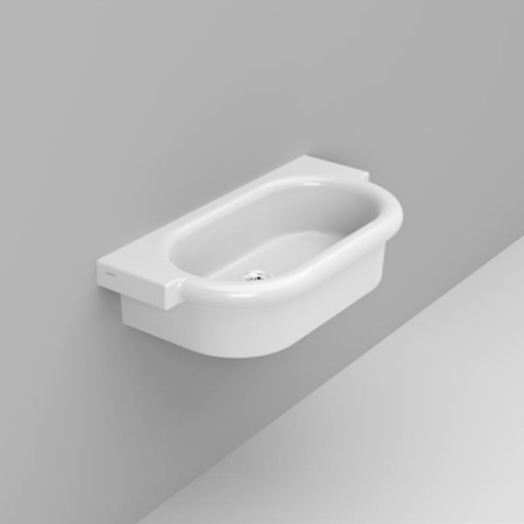 Lavabo a canale modello Kenia in ceramica 90x45 cm H. 21 cm
