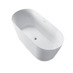 Vasca da bagno Azzurra serie Forma 180x80x60 cm - Bianco lucido
