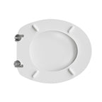 Sedile wc universale Perugia in MDF stampato bianco larghezza 37