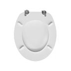 Sedile wc universale Perugia in MDF stampato bianco larghezza 37