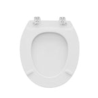 Sedile wc universale Carrara & Matta in legno bianco Canyon larghezza 37 cm