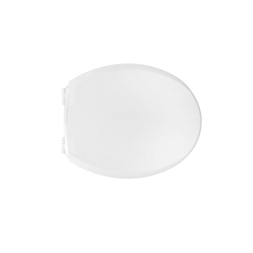 Sedile universale wc Carrara & Matta Canyon in legno bianco larghezza 37 cm cerniere regolabili in pvc