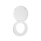 Sedile wc universale bianco Carrara & Matta Durolux Atlantico cerniere metallo regolabili