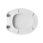 Sedile wc universale bianco Carrara & Matta Durolux Atlantico cerniere metallo regolabili