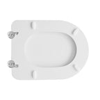 Sedile wc bianco dedicato a casa ceramica Flaminia serie Relax 2  larghezza 34 cm